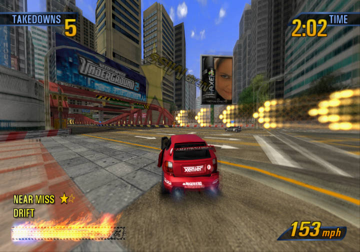 Burnout 3: Takedown In-game advertising Axe, Need for Speed 2 Underground