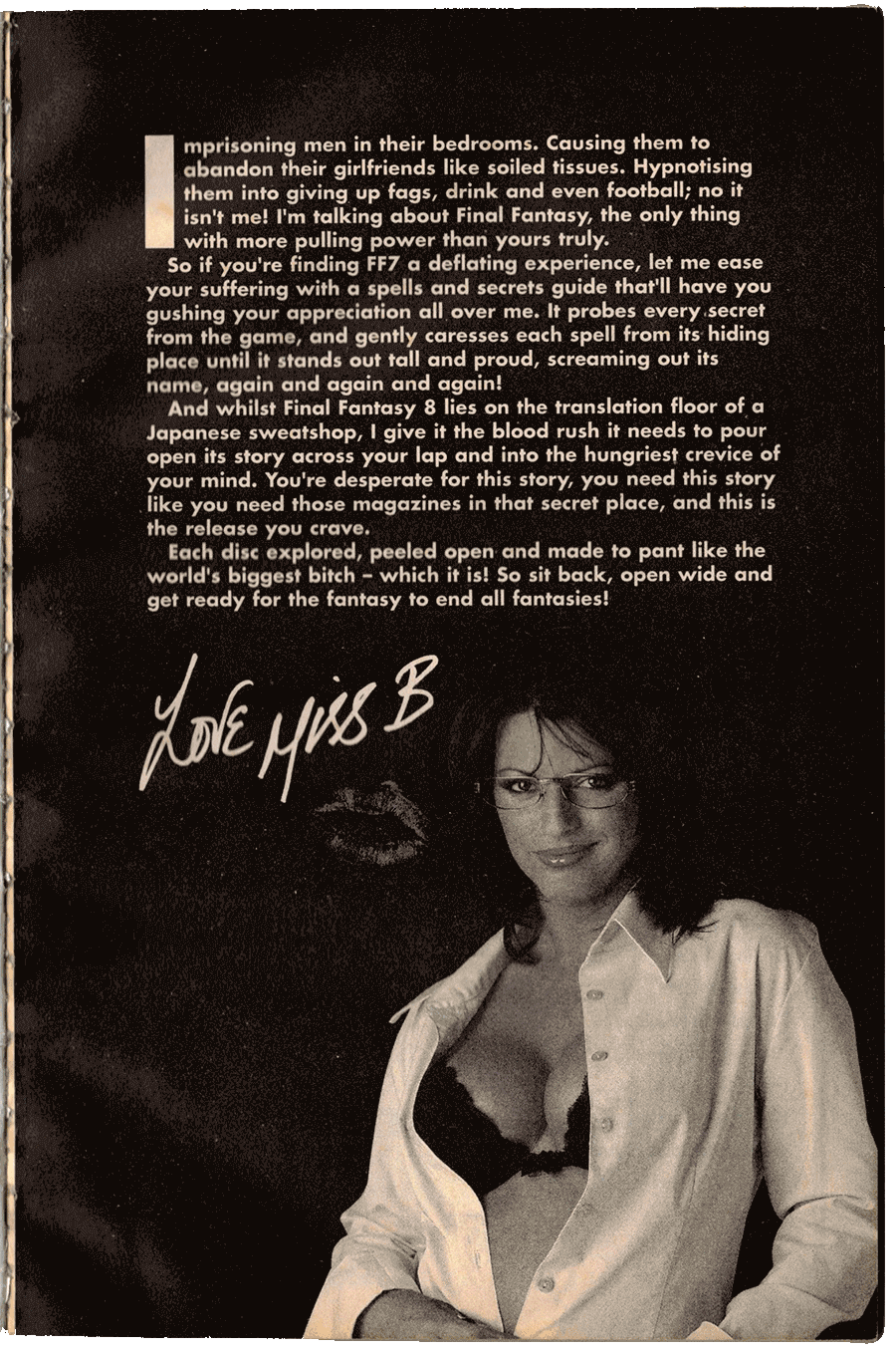 Miss Bea’s Final Fantasies Foreword